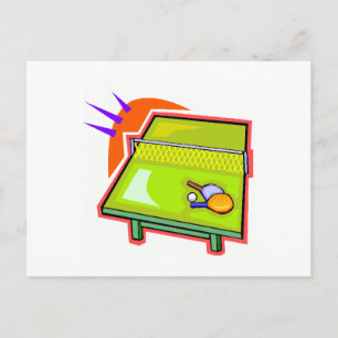 Cartão Postal Ping Pong