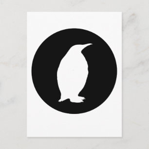 Cartão Postal pinguim