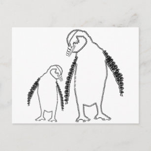 Cartão Postal Pinguim