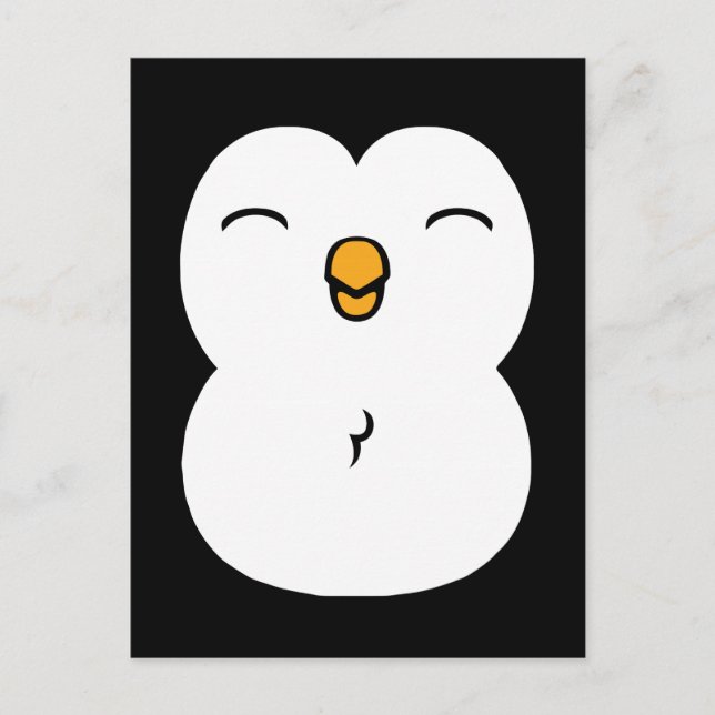 Cartão Postal Pinguim Cujo (Frente)