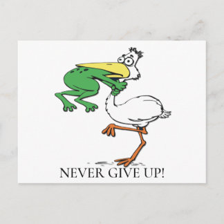Cartão Postal Pinguim Engraçado