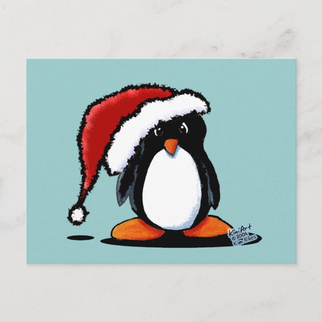 Cartão Postal Pinguim Humphrey (Frente)