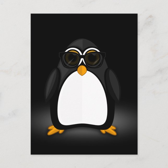 Cartão Postal Pinguim legal (Frente)