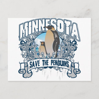 Cartão Postal Pinguim Minnesota