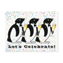 Pinguins Brindando Celebram