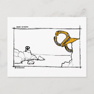 Cartão Postal pinheiro de los vientos 2