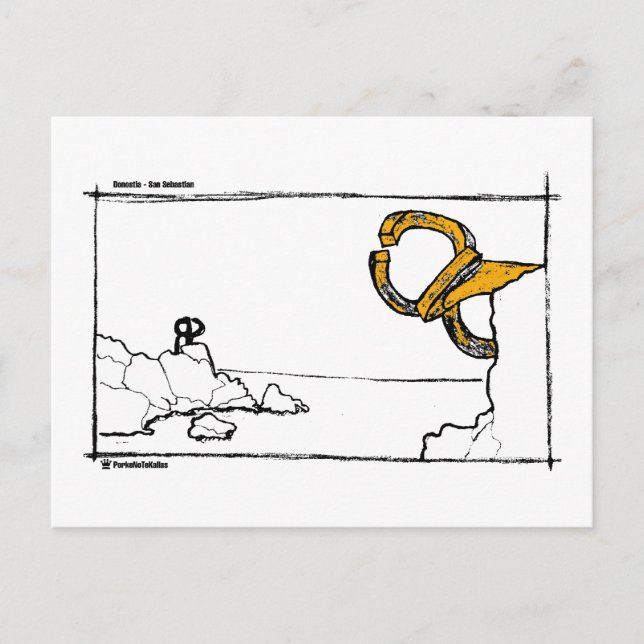 Cartão Postal pinheiro de los vientos 2 (Frente)