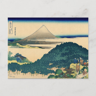 Cartão Postal Pinheiros Circulares de Aoyama? (por Hokusai)
