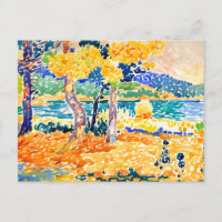 Pinheiros na costa por Henri Edmond Cross