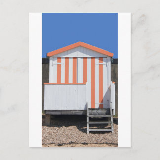 Cartão Postal Pink and Cream Beach Hut