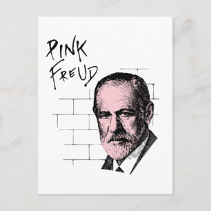 Cartão Postal Pink Freud Sigmund Freud
