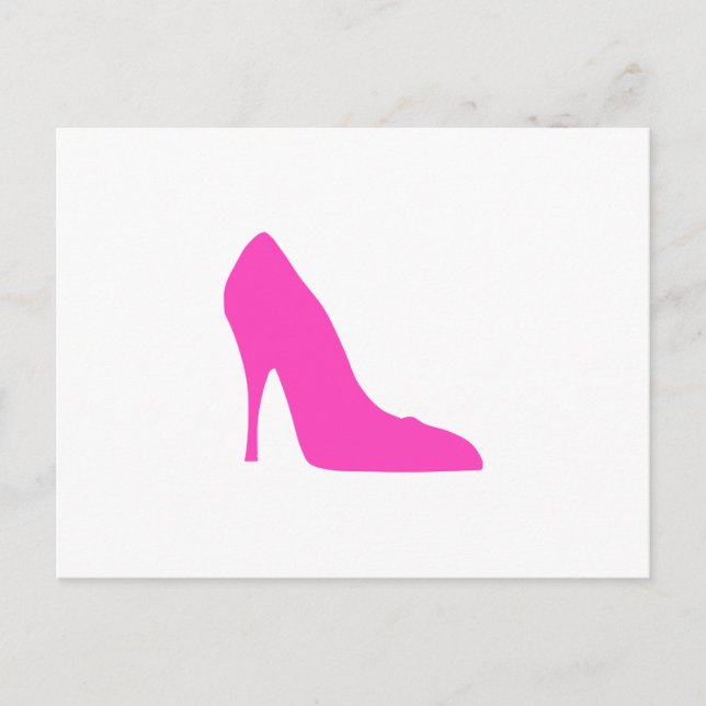 Cartão Postal Pink Heels (Frente)