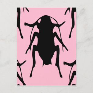Cartão Postal Pink Roaches