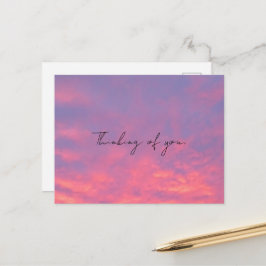 Cartão Postal Pink Sky Photography