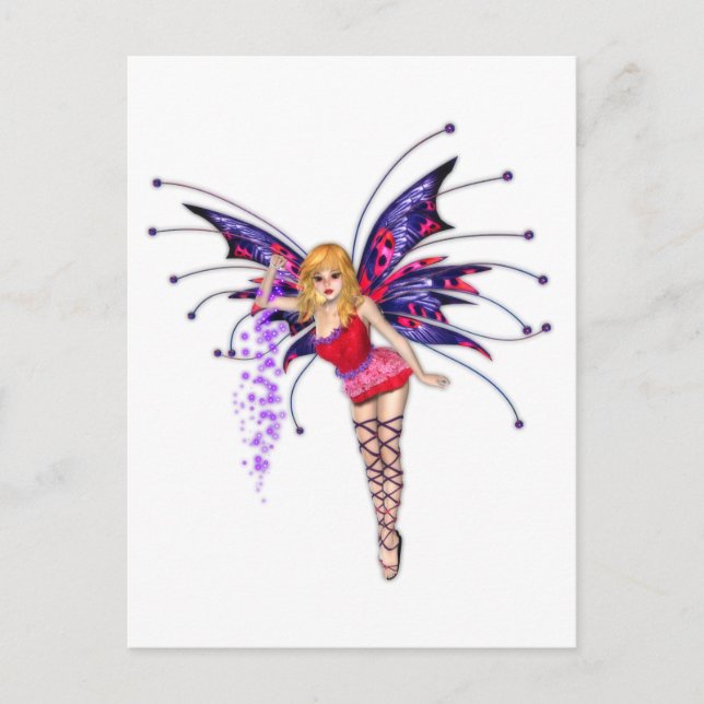 Cartão Postal Pinkie Fae (Frente)