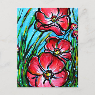Cartão Postal Pinks selvagens
