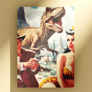 Cartão Postal Pino de Sci-Fi Retroativo