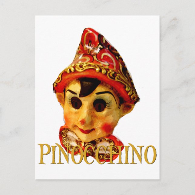 Cartão Postal Pinocchino (Frente)