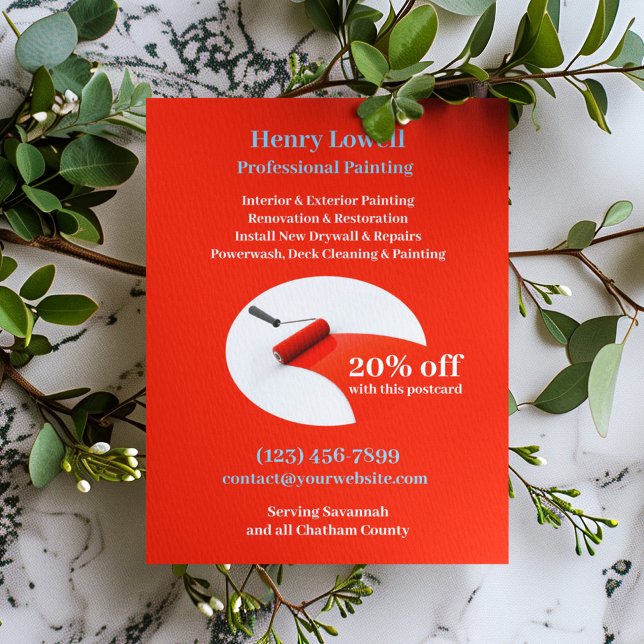 Cartão Postal Pintado (Criador carregado)