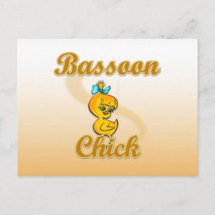 Cartão Postal Pintinho Bassoon