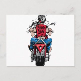 Cartão Postal Pintinho Biker