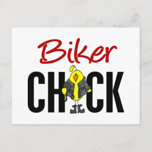 Cartão Postal Pintinho Biker