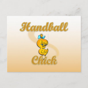 Cartão Postal Pintinho de handebol