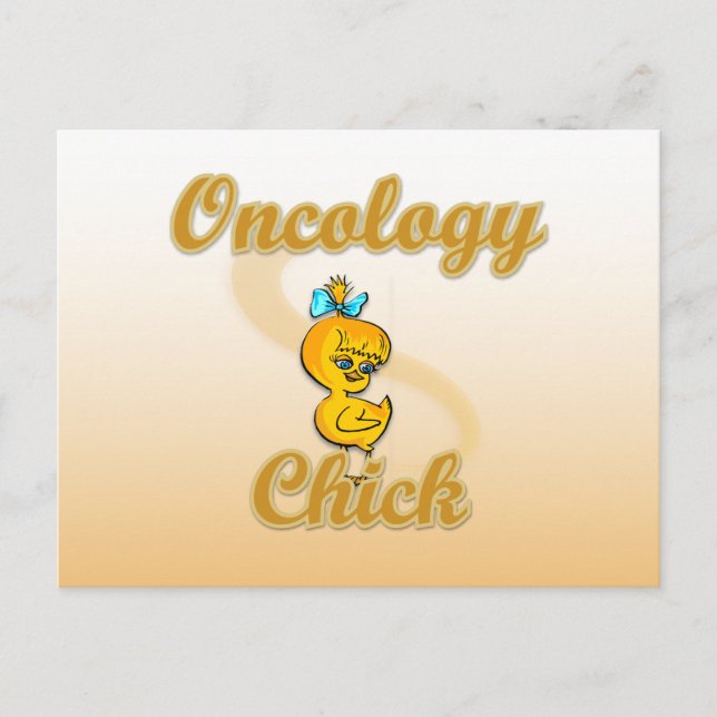 Cartão Postal Pintinho de oncologia (Frente)