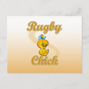Cartão Postal Pintinho de Rugby