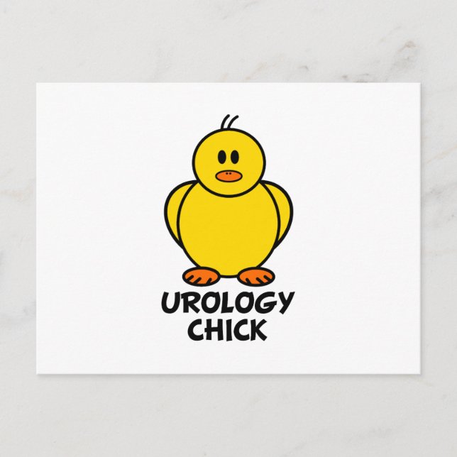 Cartão Postal Pintinho de urologia (Frente)