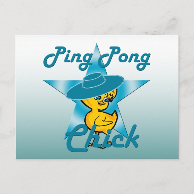 Cartão Postal Pintinho Ping Pong Nº 7 (Frente)