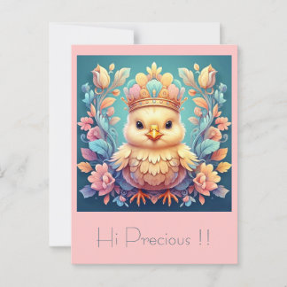 CARTÃO POSTAL " PINTINHO REGAL "