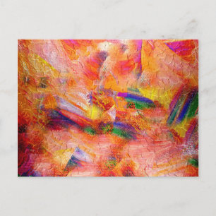 Cartão Postal Pintor de abstrato Infinito