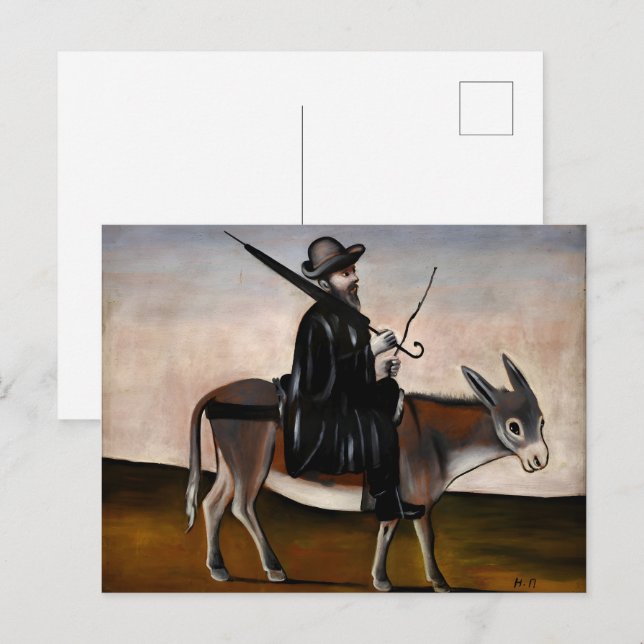 Cartão Postal pintor georgiano Niko Pirosmani (Frente/Verso)