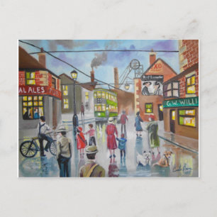 Cartão Postal Pintura a óleo do Real Ales Pub Gordon Bruce