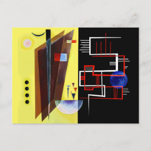 Cartão Postal Pintura Aliança Interna de Wassily Kandinsky