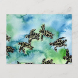 Cartão Postal pintura animal dos animais selvagens do réptil das