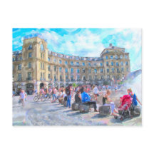 Pintura aquosa de Munique Stachus.