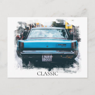 Cartão Postal *~* Pintura Clássica de Carros Antigos e Vintage