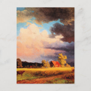 Cartão Postal Pintura de Albert Bierstadt, Paisagem Bávara
