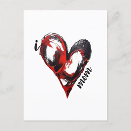 Cartão Postal pintura de amor única - design personalizado T-Shi