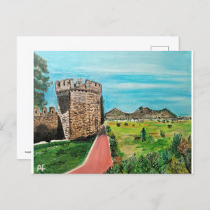 Cartão Postal Pintura de Castell de Benisanó por Alfred Fox