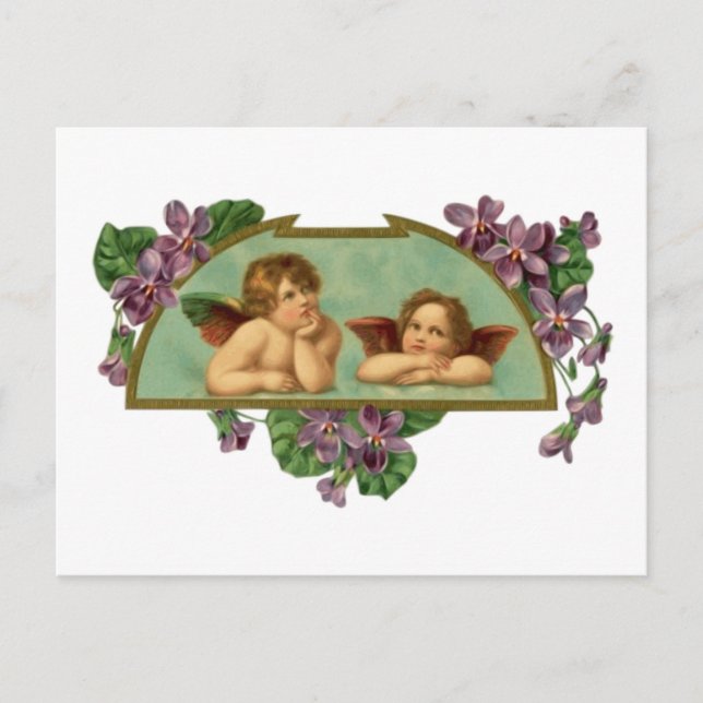 Cartão Postal Pintura de dois ângulos (Frente)