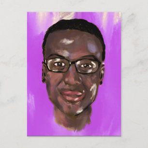 Cartão Postal pintura de elijah mcclain