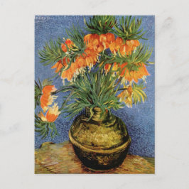 Cartão Postal pintura de flor Van Gogh