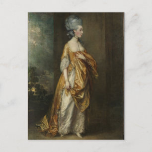 Cartão Postal Pintura de Gainsborough da benevolência Dalrymple