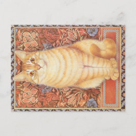 CARTÃO POSTAL PINTURA DE GATO