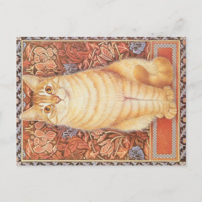 CARTÃO POSTAL PINTURA DE GATO  (Frente)