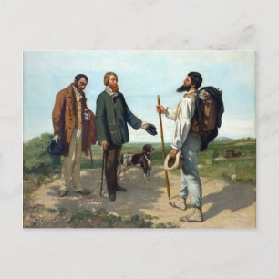 Cartão Postal Pintura de Gustave Courbet