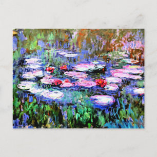 Cartão Postal Pintura de Monet, Los Nenufares (nenúfares)